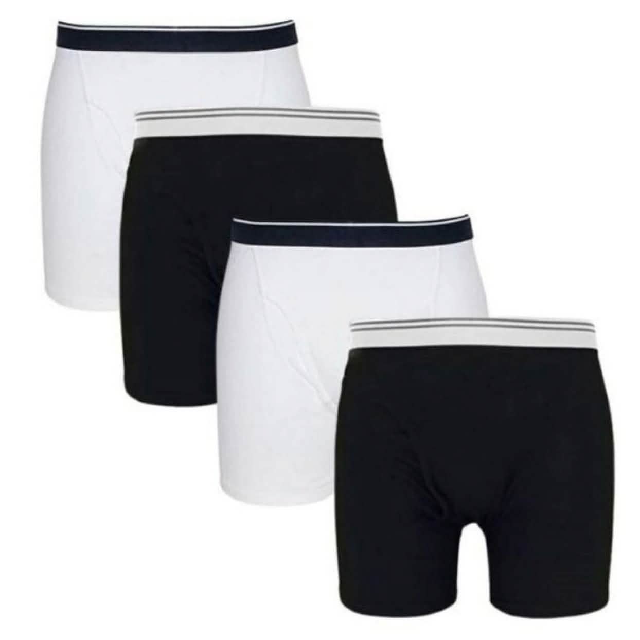 4-Pack: Men's Cotton Stretch Boxer Briefs DailySale