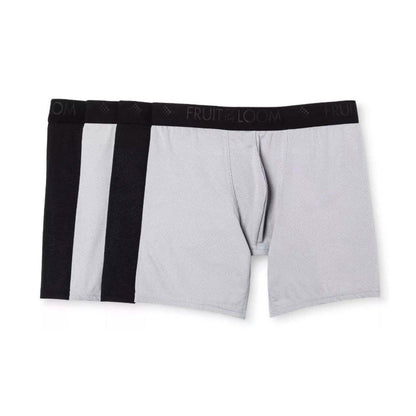 4-Pack: Men's Fruit of the Loom Breathable Micro-Mesh Boxer Briefs DailySale