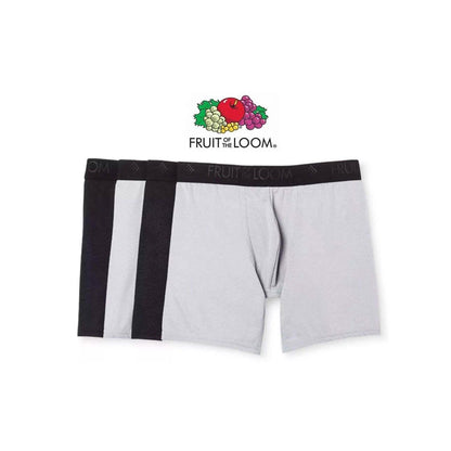4-Pack: Men's Fruit of the Loom Breathable Micro-Mesh Boxer Briefs DailySale