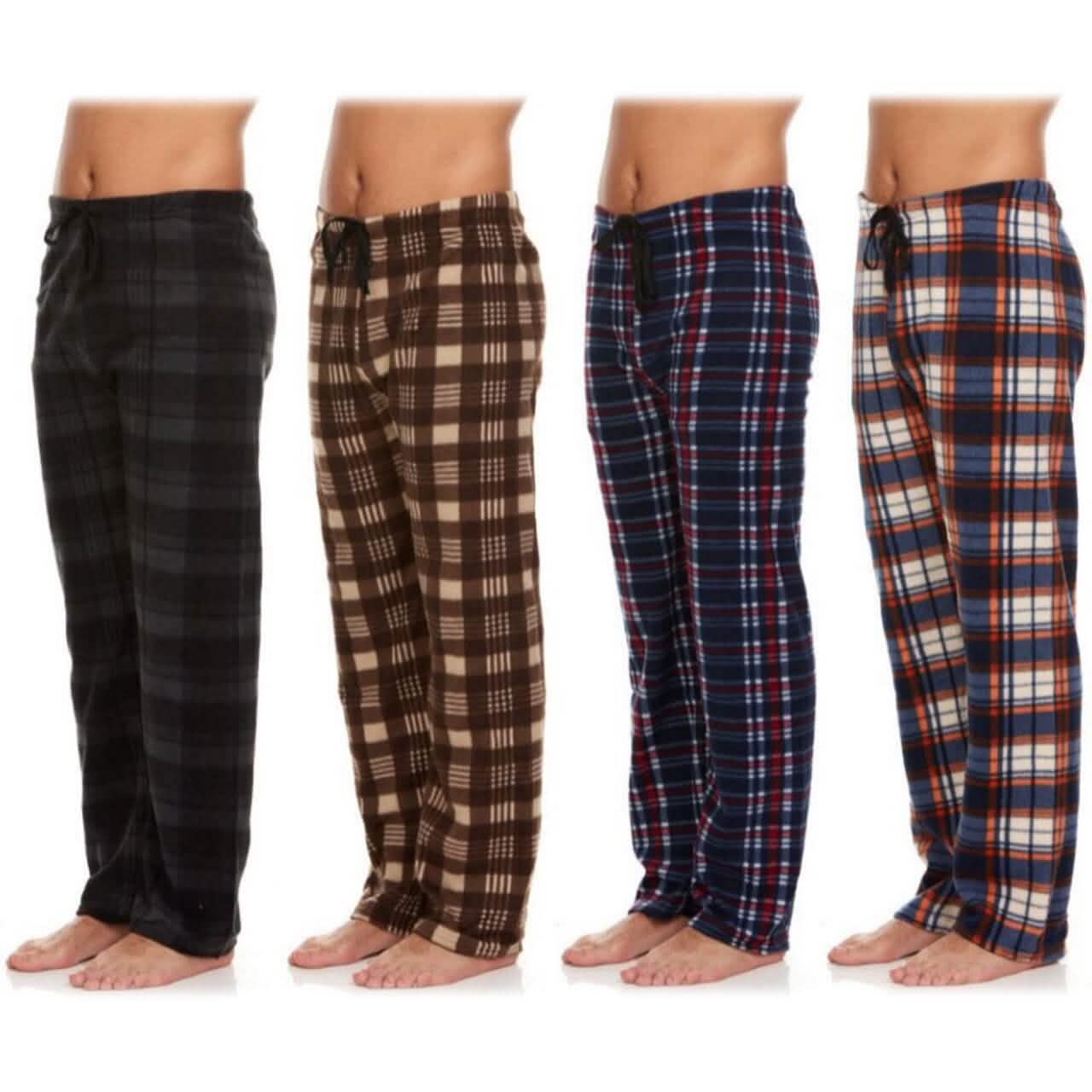 4-Pack: Men's Micro Fleece Pajama Pants DailySale