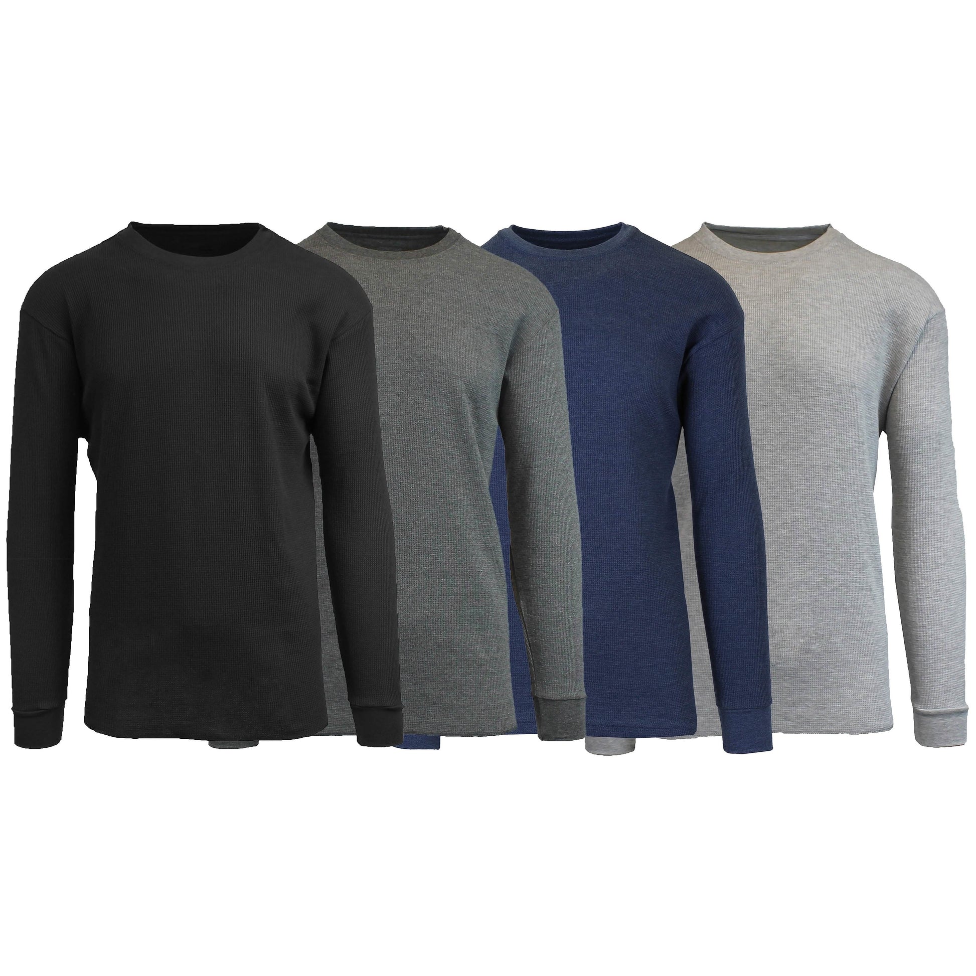 4-Pack: Men's Waffle-Knit Thermal Shirts DailySale