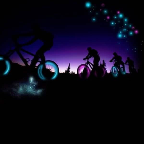 4-Pack: Motion Activated LED Tire Valve Stem Lights DailySale