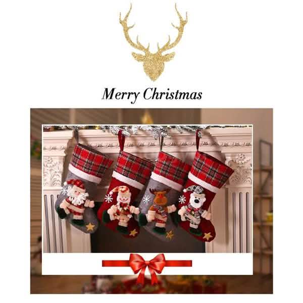 4-Pack: New Style Creative Doll Christmas Socks DailySale