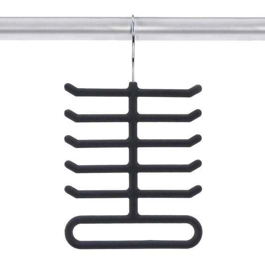 4-Pack: Non-Slip Velvet Tie Hanger Organizer Rack DailySale