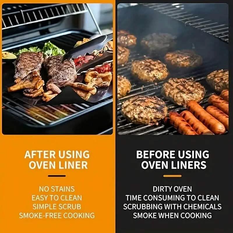 4-Pack: Non-Stick Reusable Oven Liners DailySale
