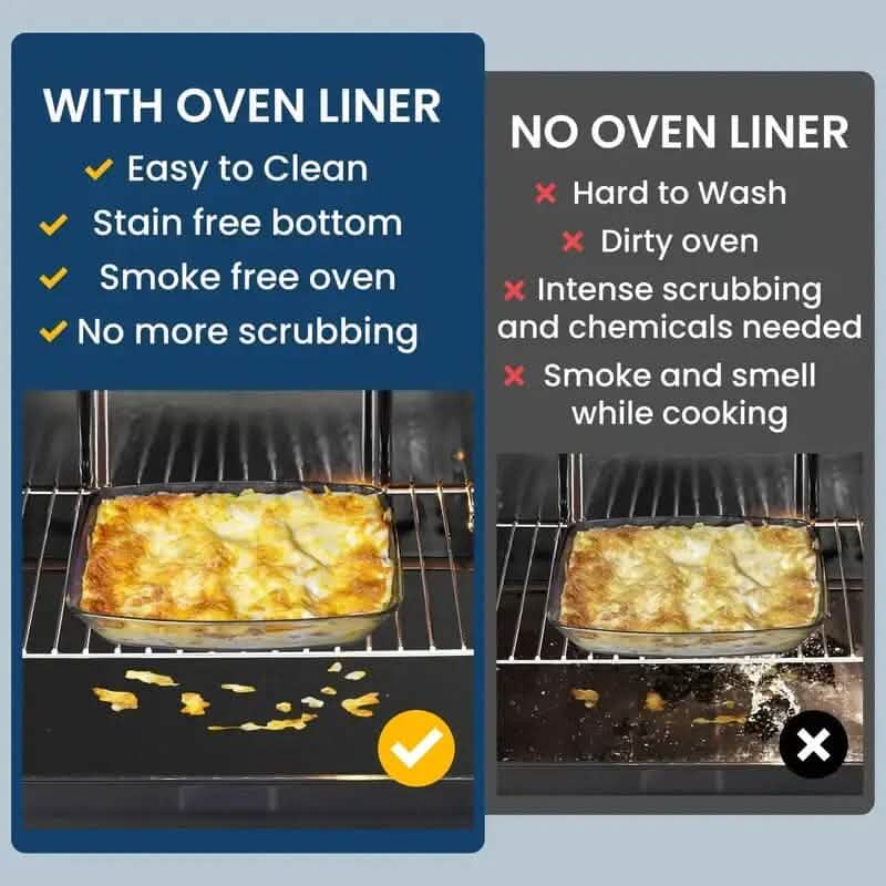 4-Pack: Non-Stick Reusable Oven Liners DailySale