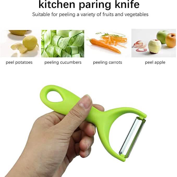 4-Pack: Original Vegetable Fruit Peeler with Stainless Steel Blade DailySale