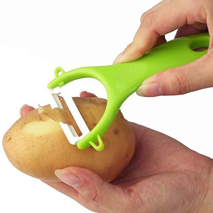 4-Pack: Original Vegetable Fruit Peeler with Stainless Steel Blade DailySale