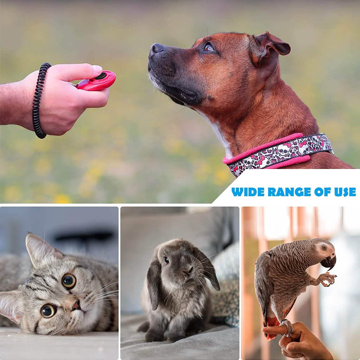 4-Pack: OYEFLY Dog Training Clicker with Wrist Strap DailySale