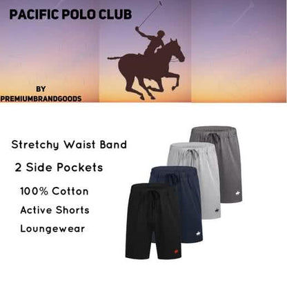 4-Pack: Pacific Polo Club Men's Shorts DailySale