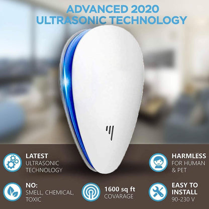 4-Pack: Pest Control Ultrasonic Repellent DailySale
