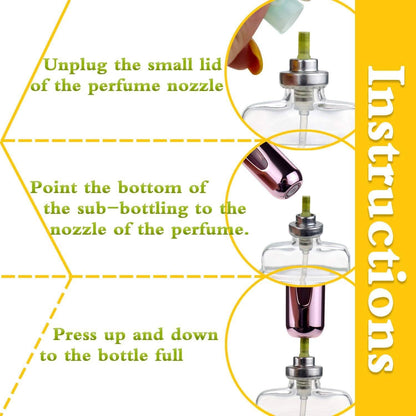 12-Pack: Portable Mini Refillable Perfume Atomizer Bottle DailySale