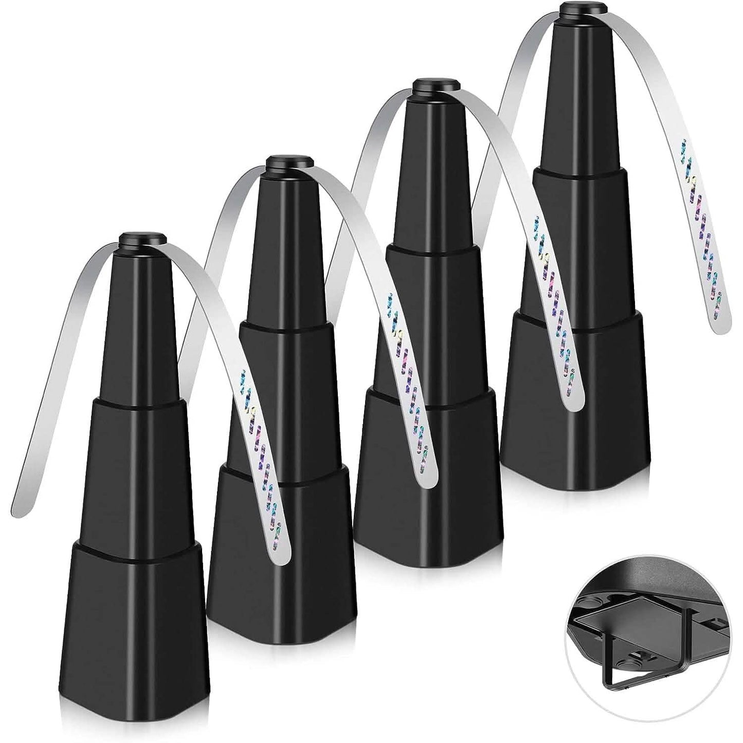 4-Pack: Portable Table Top Fly Fan Fly Spinner with Holographic Blades DailySale