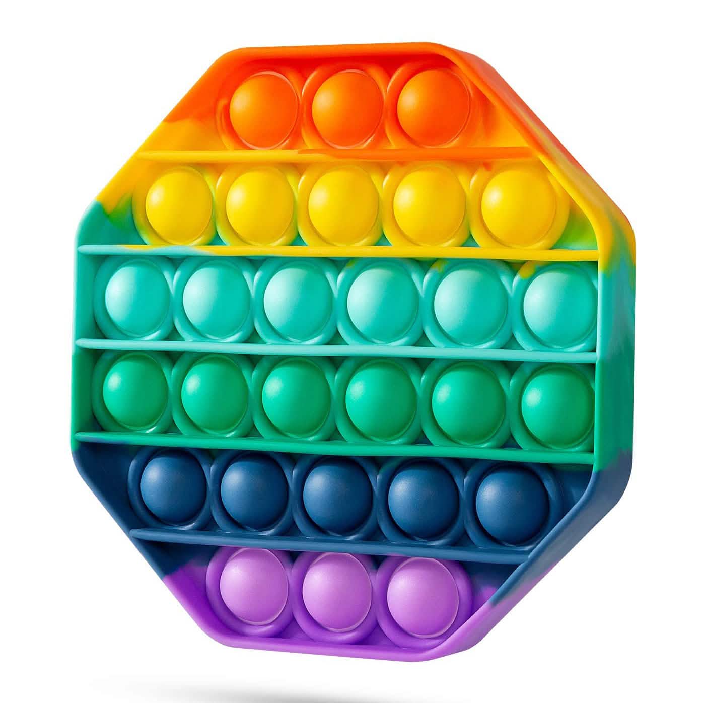 4-Pack: Rainbow Pop-It Bubble Popper DailySale