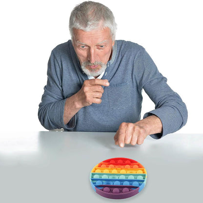 4-Pack: Rainbow Pop-It Bubble Popper DailySale