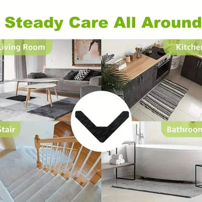 4-Pack: Reusable Non-Slip Carpet Rug Stickers DailySale
