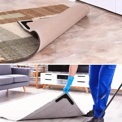 4-Pack: Reusable Non-Slip Carpet Rug Stickers DailySale