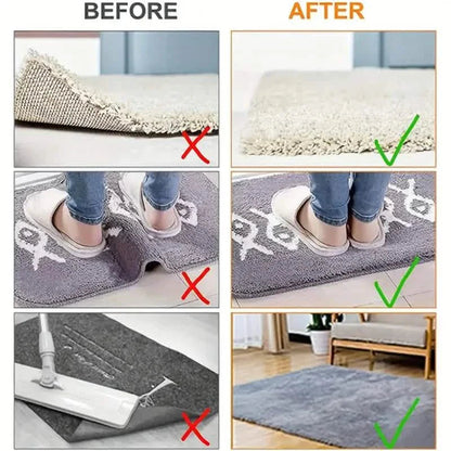 4-Pack: Reusable Non-Slip Carpet Rug Stickers DailySale