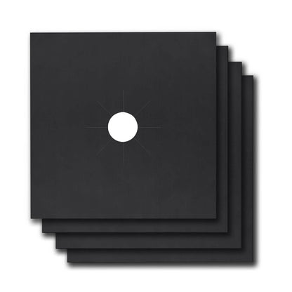 4-Pack: Reusable Nonstick Overtop Burner Protector Liner DailySale