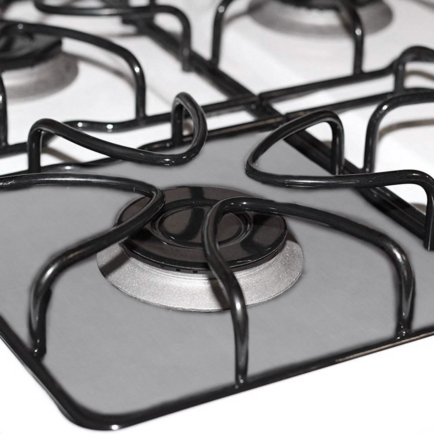 4-Pack: Reusable Nonstick Overtop Burner Protector Liner DailySale