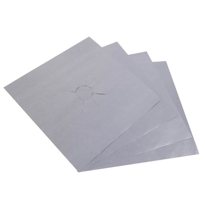 4-Pack: Reusable Nonstick Overtop Burner Protector Liner DailySale
