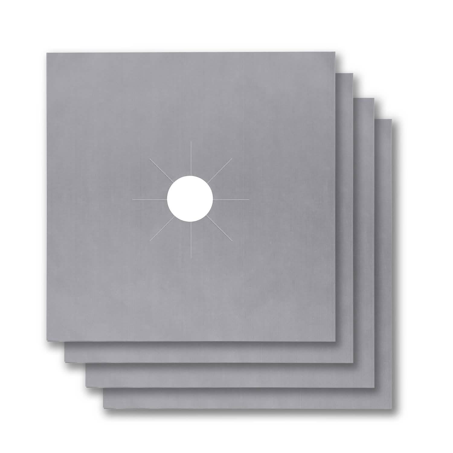4-Pack: Reusable Nonstick Overtop Burner Protector Liner DailySale