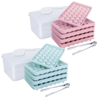 4-Pack: Small Ice Cube Maker Mold with Lid Bin DailySale