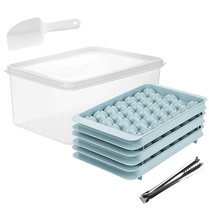 4-Pack: Small Ice Cube Maker Mold with Lid Bin DailySale