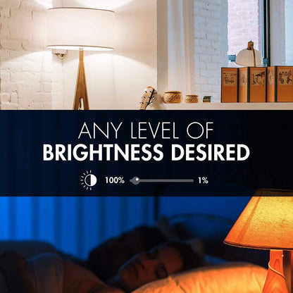 4-Pack: Smart WiFi LED Light Bulb with White and Color Changing Light Bulb DailySale