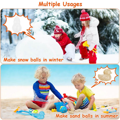 4-Pack: Snowball Makers Set Clip Snow Molds DailySale