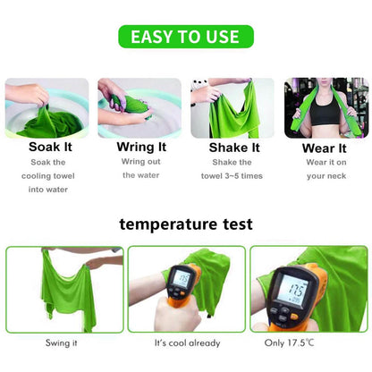 4-Pack: Soft Breathable Cooling Towel DailySale