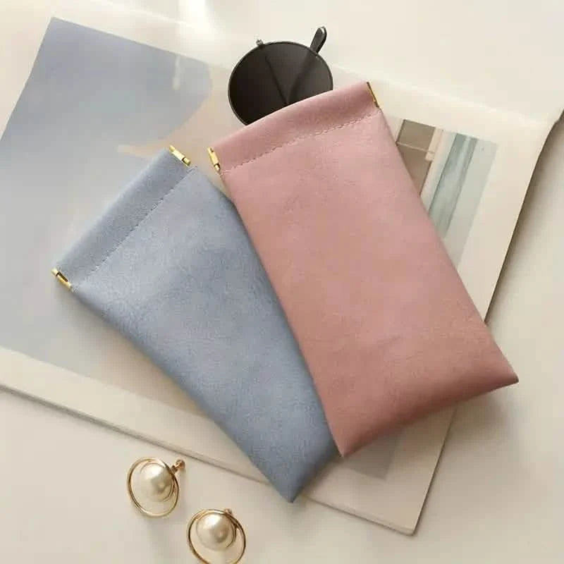 4-Pack: Soft PU Leather Reading Glasses Bag DailySale