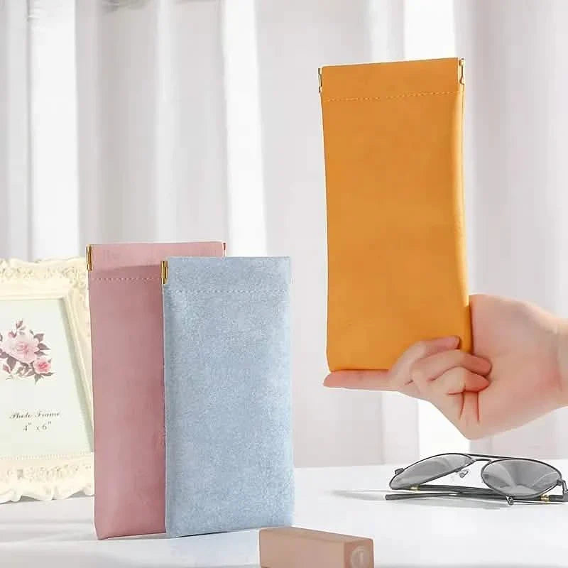 4-Pack: Soft PU Leather Reading Glasses Bag DailySale