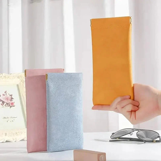 4-Pack: Soft PU Leather Reading Glasses Bag DailySale