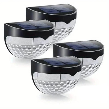 4-Pack: Solar Fence Lights Solar Deck Lights DailySale