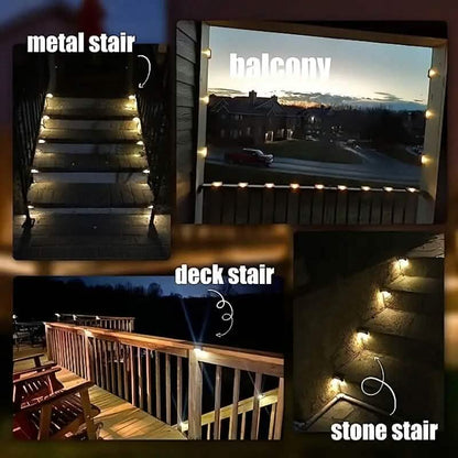 4-Pack: Solar Outdoor Garden Deck Lights DailySale