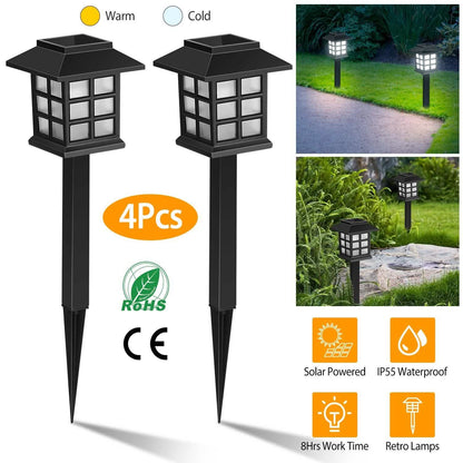 4-Pack: Solar Pathway Lights DailySale