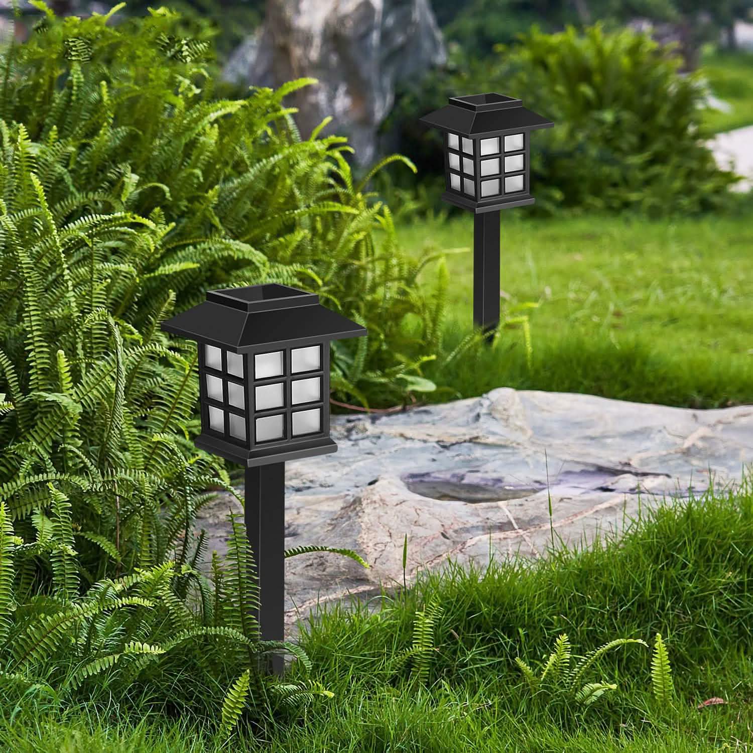 4-Pack: Solar Pathway Lights DailySale