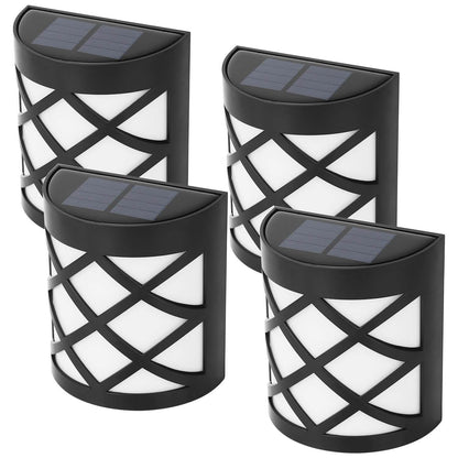 4-Pack: Solar Power LED Fence Light DailySale
