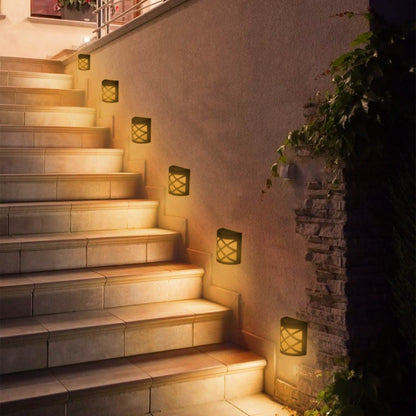 4-Pack: Solar Power LED Fence Light DailySale