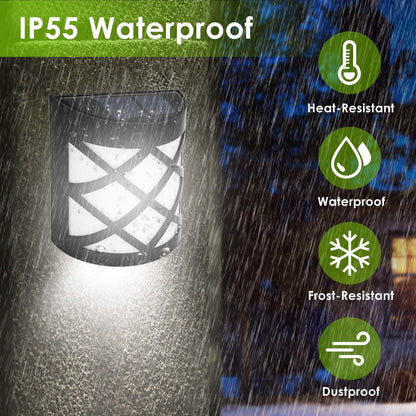 4-Pack: Solar Power LED Fence Light DailySale