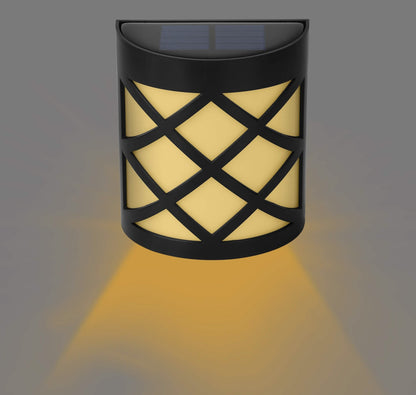 4-Pack: Solar Power LED Fence Light DailySale