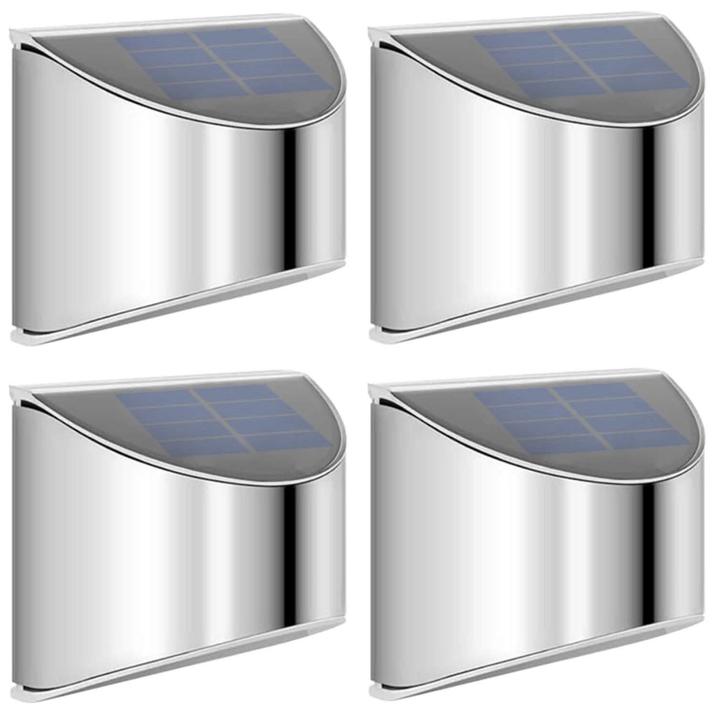 4-Pack: Solar Powered Deck Lights DailySale