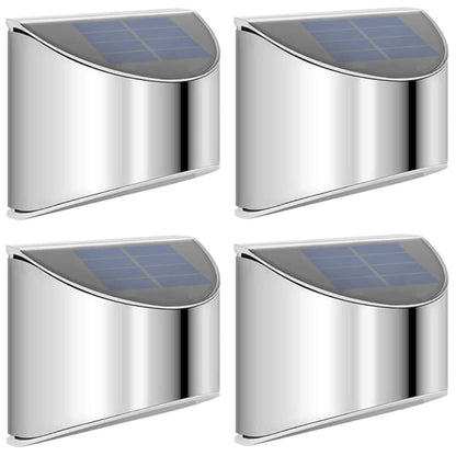 4-Pack: Solar Powered Deck Lights DailySale