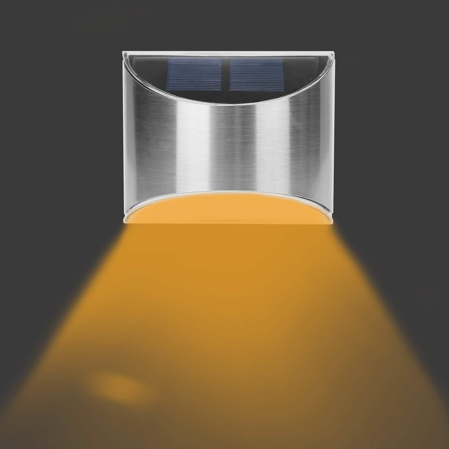 4-Pack: Solar Powered Deck Lights DailySale
