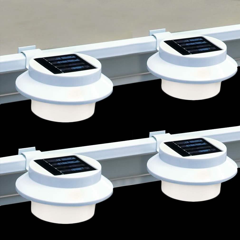 4-Pack: Solar-powered LED Outdoor Lights DailySale