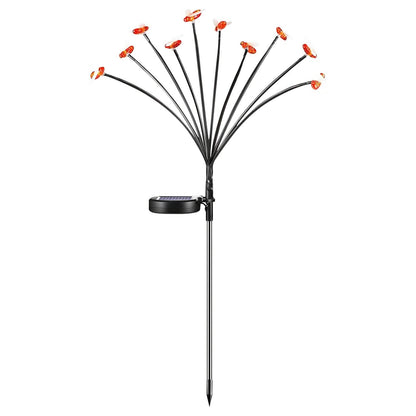 4-Pack: Solar Powered Stake Bee Light 2 Lighting Mode Lifelike Firefly DailySale