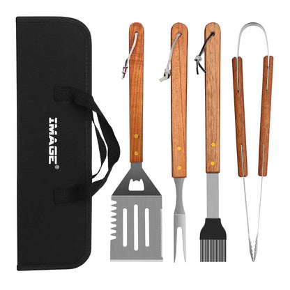4-Pack: Stainless Steel BBQ Grill Tool Set DailySale