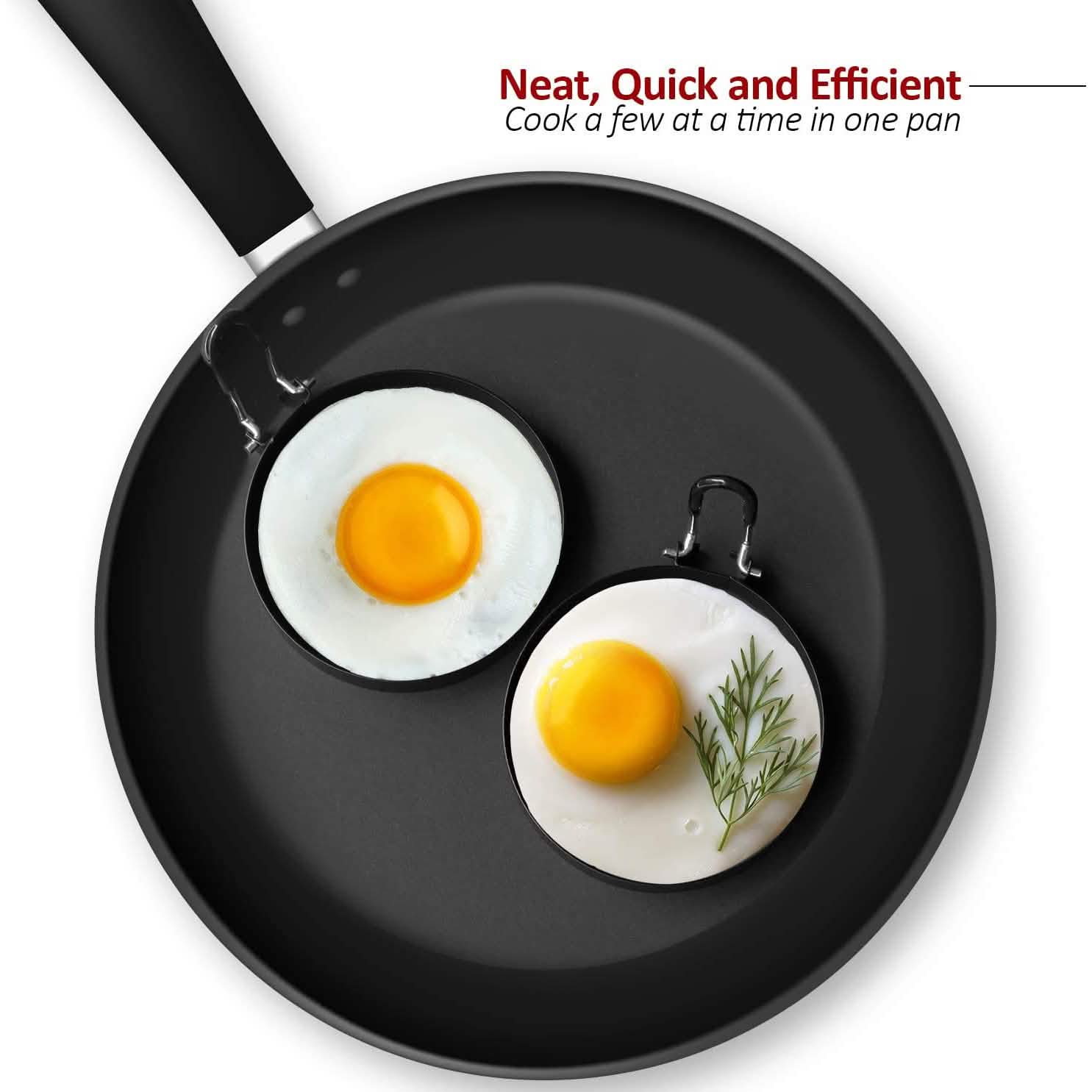 4-Pack: Stainless Steel Egg Cooking Ring DailySale
