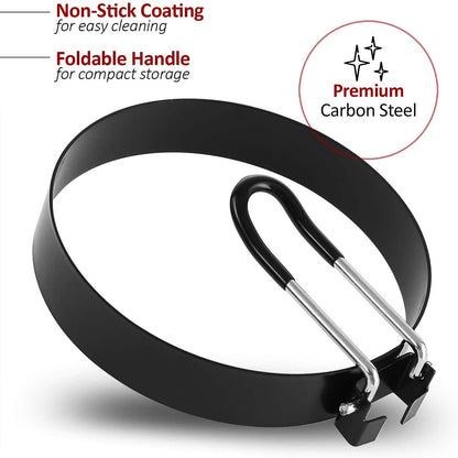 4-Pack: Stainless Steel Egg Cooking Ring DailySale